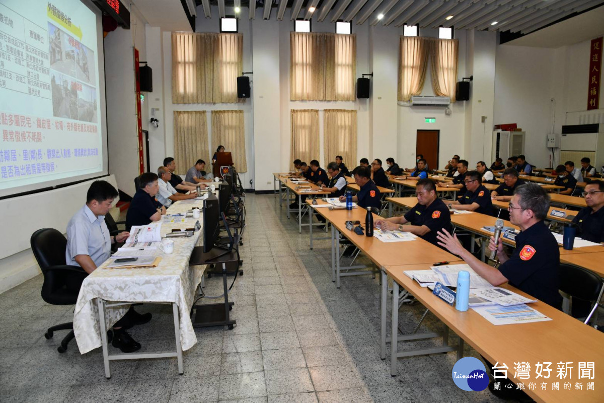 警政署警政委員視察，桃市警局召開座談會。