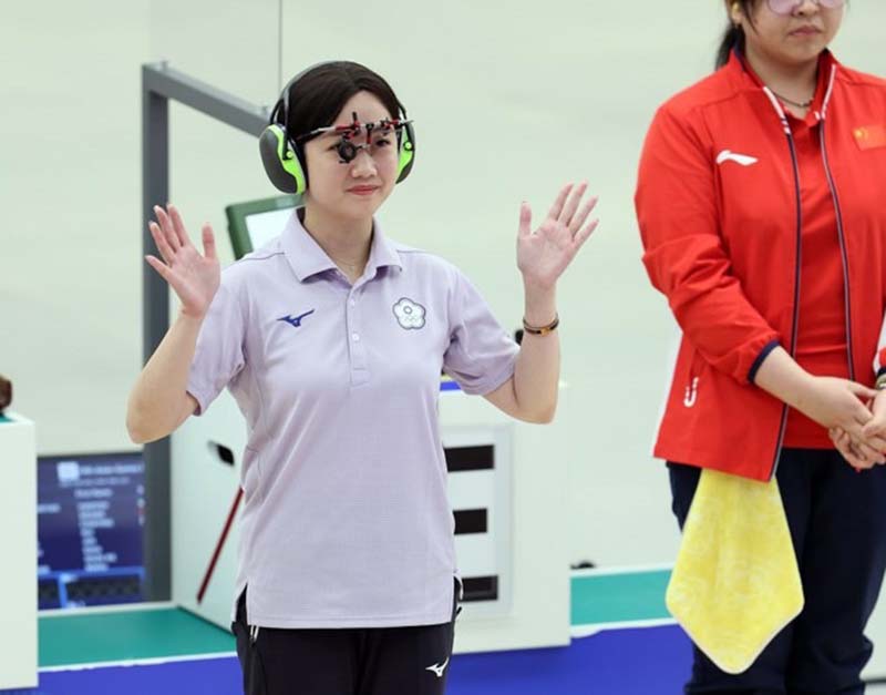 吳佳穎29日將於女子10公尺手槍資格賽出場。圖／中華奧會提供