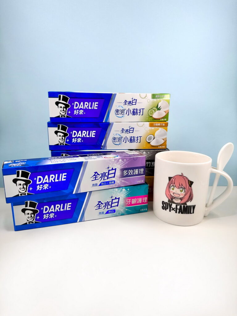 DARLIE好來全亮白牙膏進階版140gX8入_購買指定品項，送馬克杯湯匙組