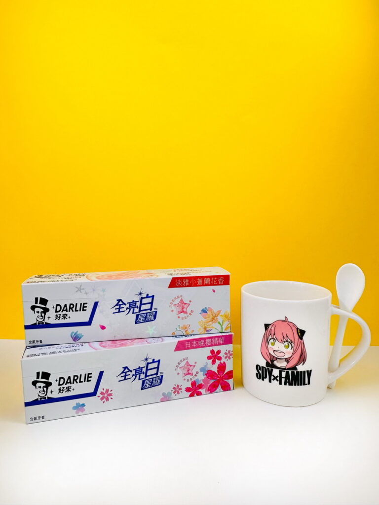 DARLIE好來全亮白星耀牙膏120gX5入_購買指定品項，送馬克杯湯匙組
