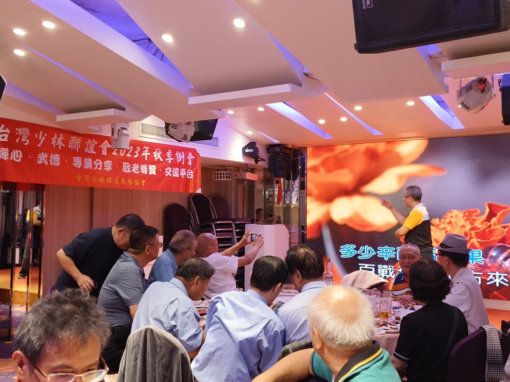 臺灣少林聯誼會會員都是二十年以上的少林至交。(攝影/蔡昀臻)