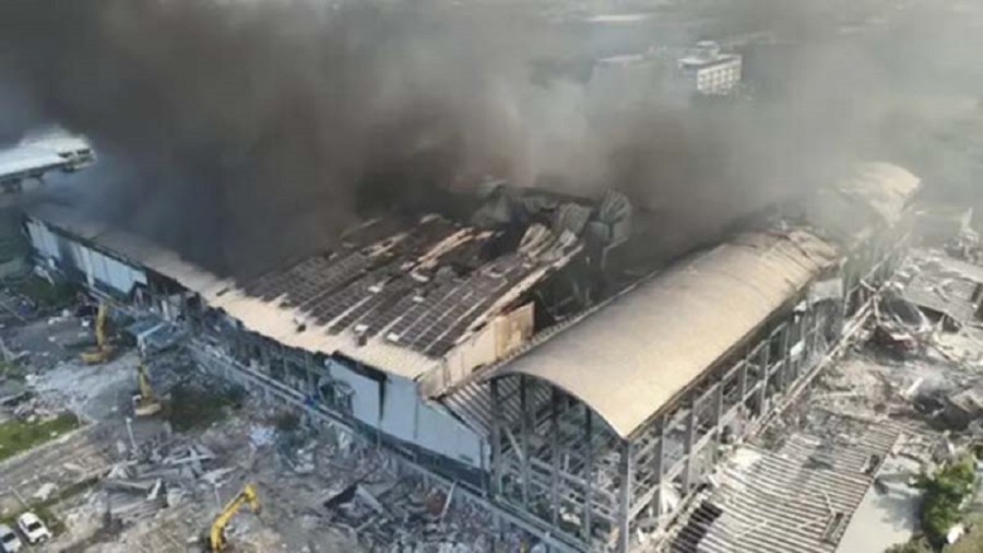 明揚大火 郭台銘籲正視消防職安可仿加州AI科技救災 232 cnews204230927a05