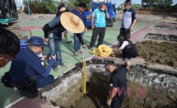 有221年的校園白骨彰檢送台大鑑定 應是清代骨骸