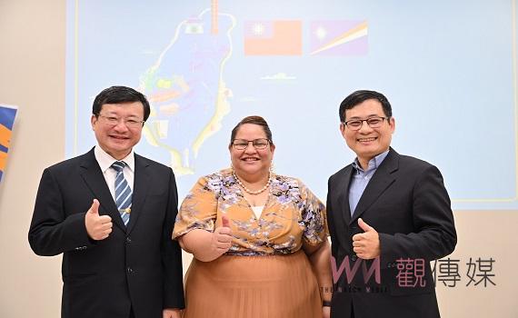 馬紹爾群島駐台大使上任首站拜會虎尾科大 盼未來交流無人機科技
