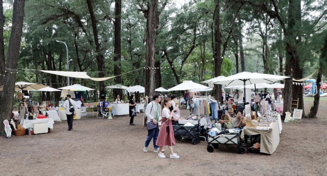 台南漁光島辦理中秋市集可野餐賞月
