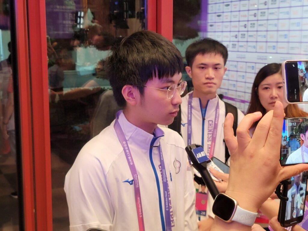 中華隊:許皓鋐九段(照片來源棋道web)