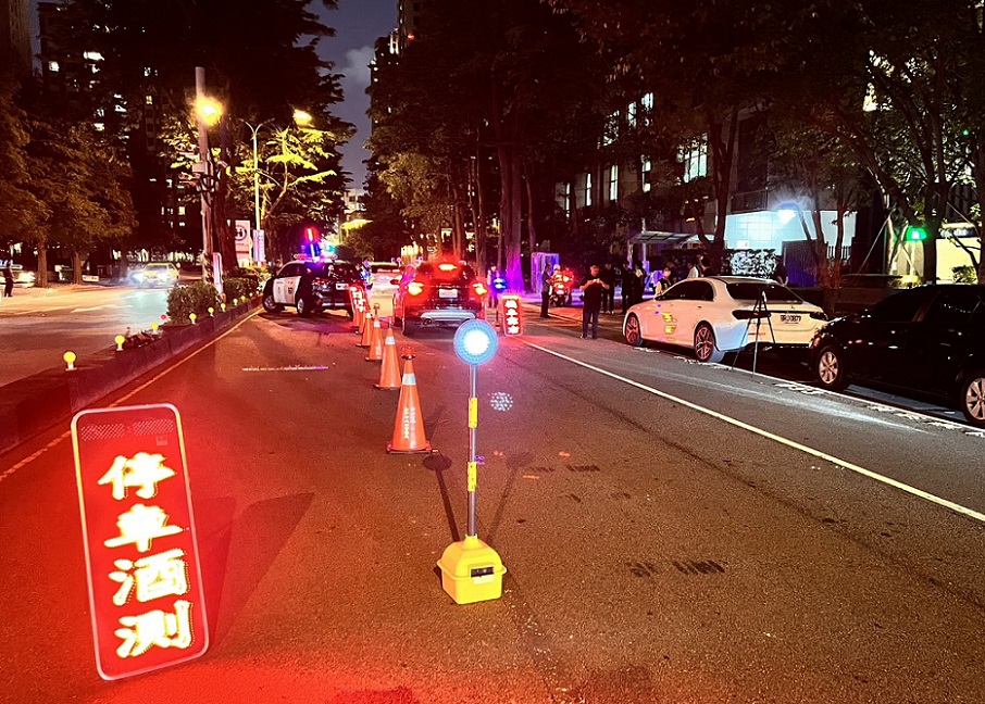 ▲圖說:中市警局連續5日執行「中秋節連續假期取締酒後駕車大執法」 (圖/台中市政府提供)