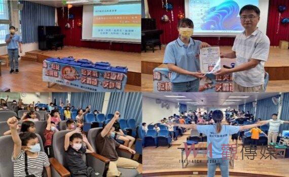 圓光基金會桃園育仁國小反毒宣導 講師廖翊伶初試啼聲
