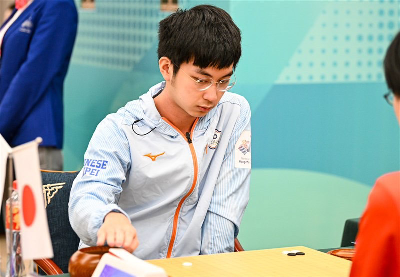 許皓鋐拿下亞運圍棋金牌,為中華隊添金。(中華奧會提供)