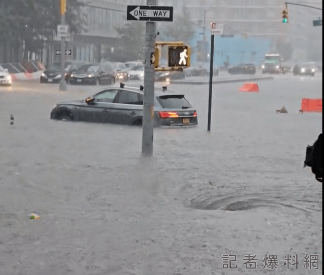 美國紐約暴雨!洪水淹沒布魯克林 全市進入緊急狀態 54 美國 紐約 暴雨 淹水