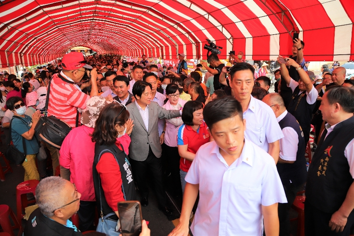 全長315公尺的嘉義縣新港溪北村六興橋正式通車 賴清德副總統剪綵