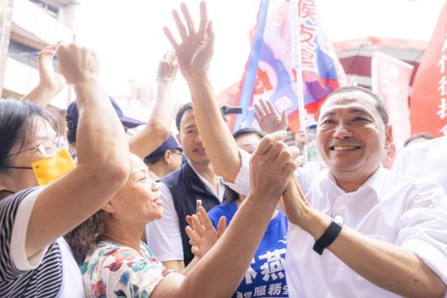 柯文哲叫陣藍白合比民調 侯友宜:為人民做事不需想太複雜 266 侯友宜資料照。