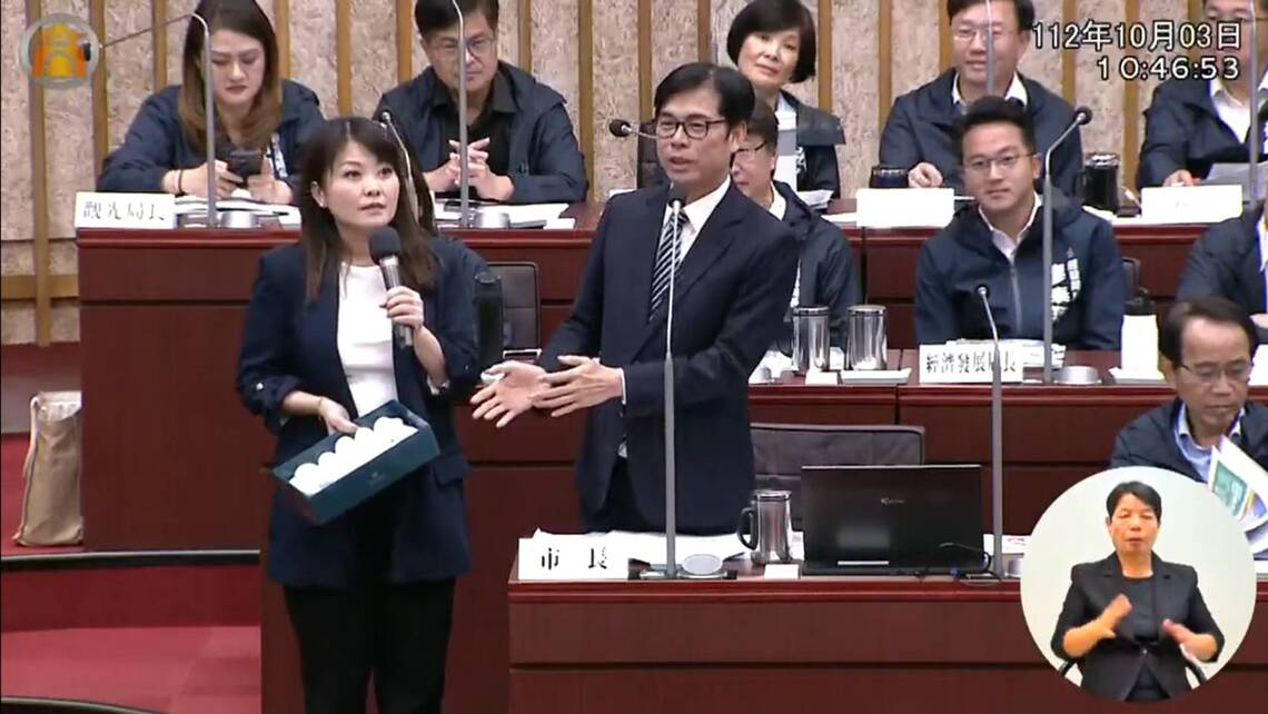漾新聞|國民黨團質詢立委參選人打先鋒 臭蛋混蛋要求市府嚴格把關並充足打火兄弟人力與設備