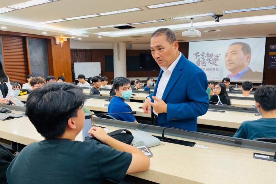 大學演講表態反廢死 侯友宜:死刑是正義最後一道防線 204 侯友宜高科大演講。