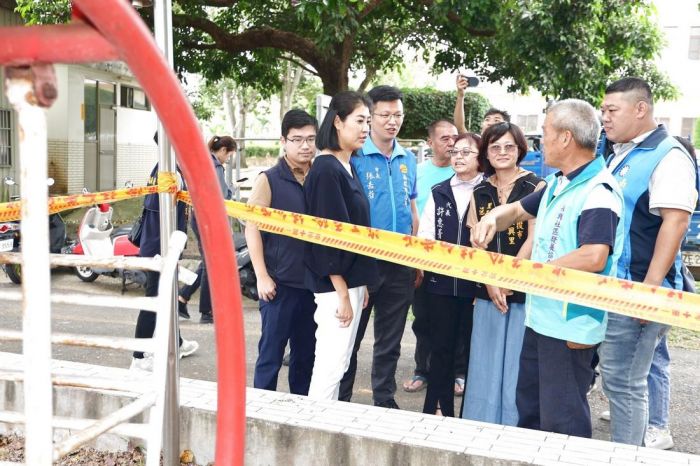 南投市嘉興等里排溝道路待改善　許淑華會勘立解再加碼