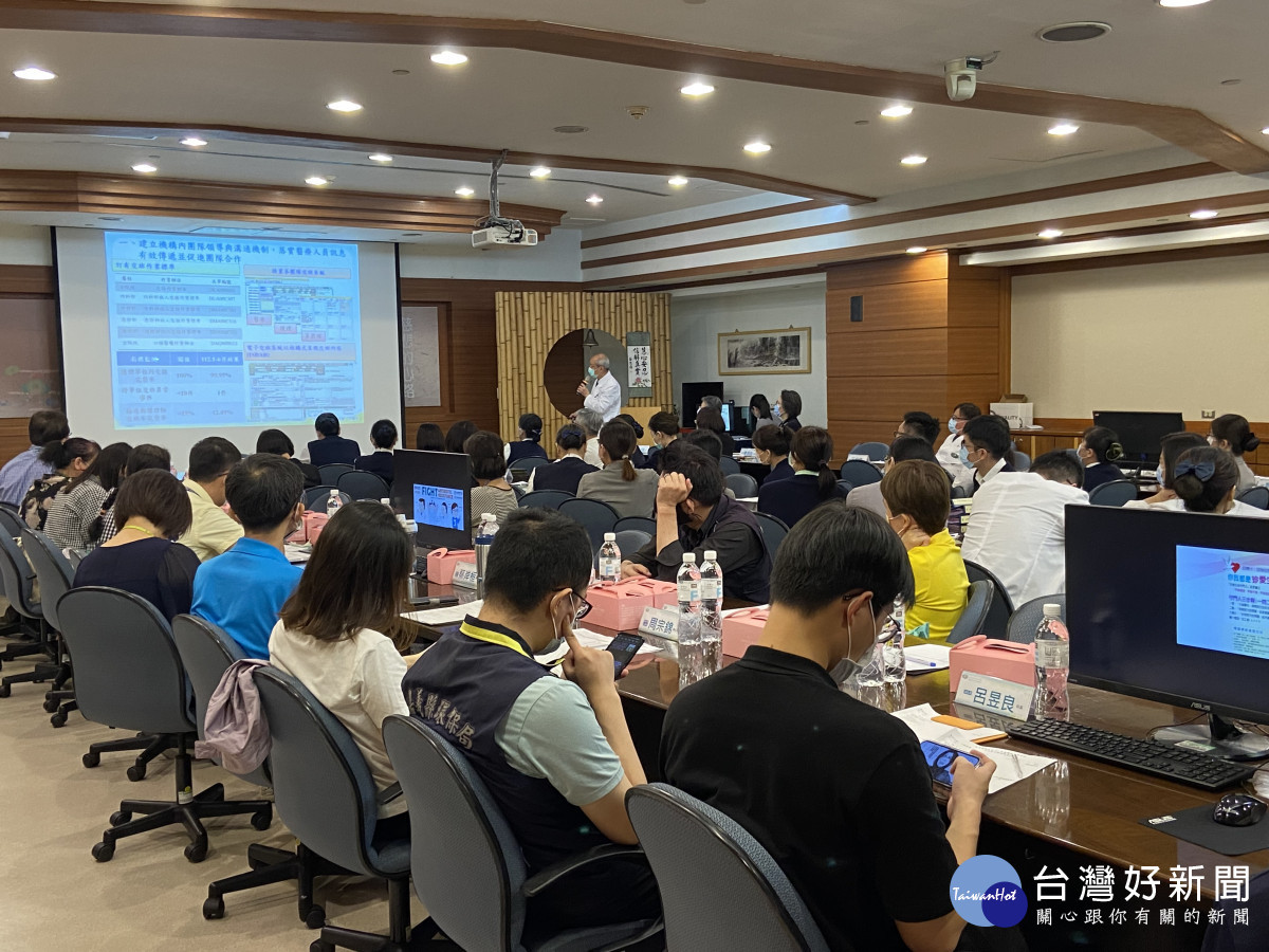 嘉義縣府今(4)日前往大林慈濟醫院進行年度醫院督導考核／陳致愷翻攝