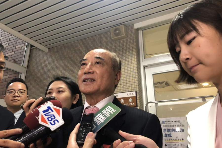 評估過連署門檻沒問題 王金平:郭台銘能體現政黨輪替民意 206 王金平政大受訪。