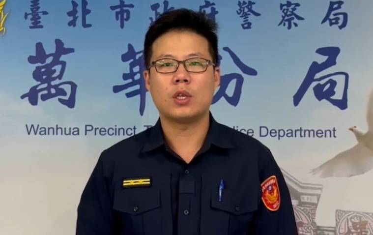 西門所所長盧禹澄說明案情（記者林金聖翻攝）