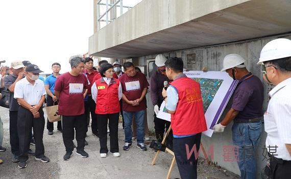 影／民眾嚴防小犬颱風帶來強風災情　張麗善視察下崙、羊稠厝大排治理