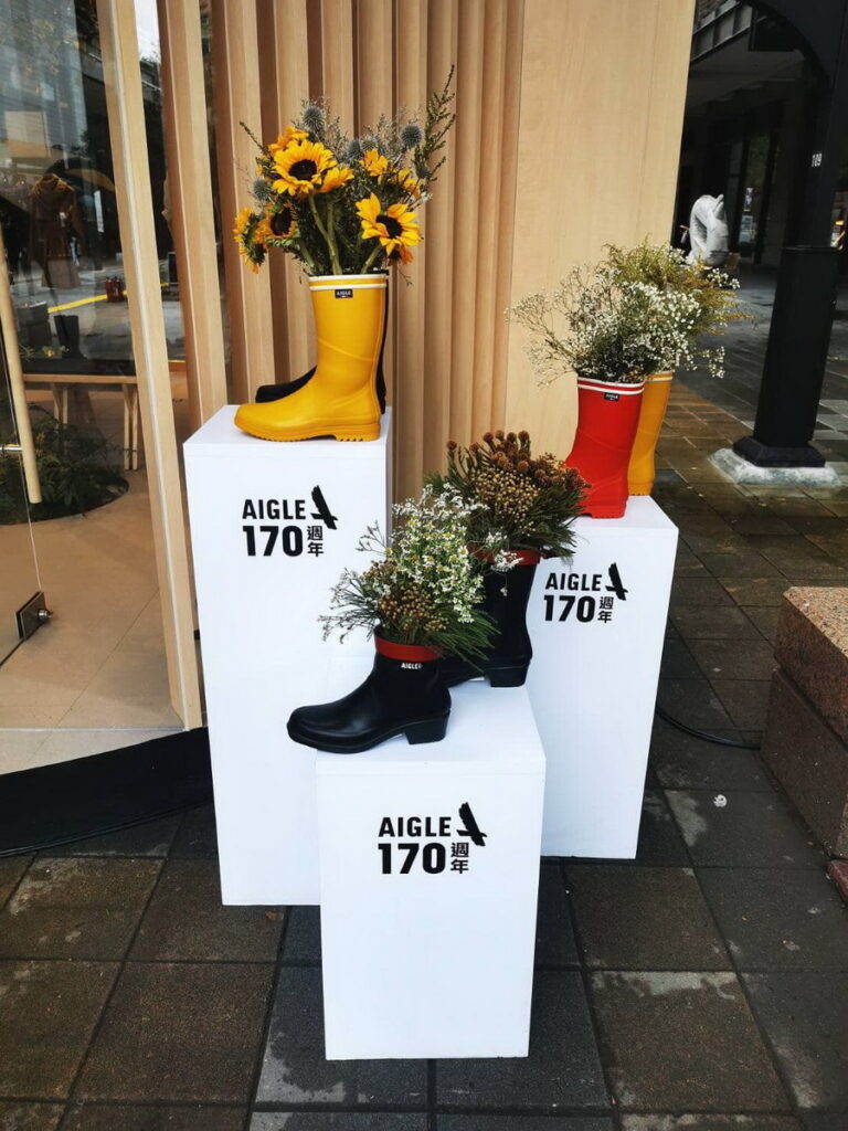 AIGLE 170週年快閃店。