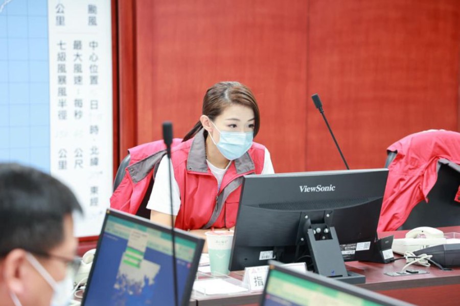 中颱小犬變身狂犬飆10級強陣風 高虹安令全力搶災 241 照片來源:高虹安臉書