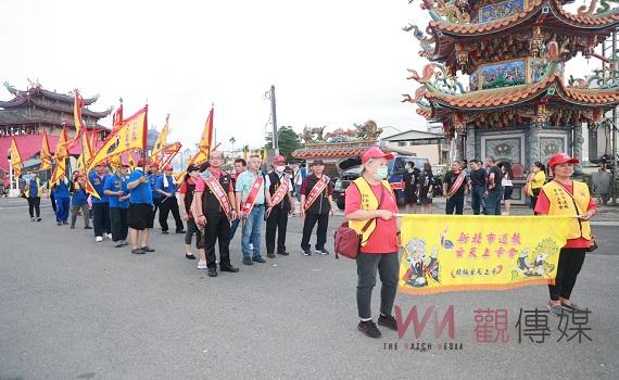 新北玄天上帝徒步會香抵武昌宮! 南投縣長許淑華開香祈福
