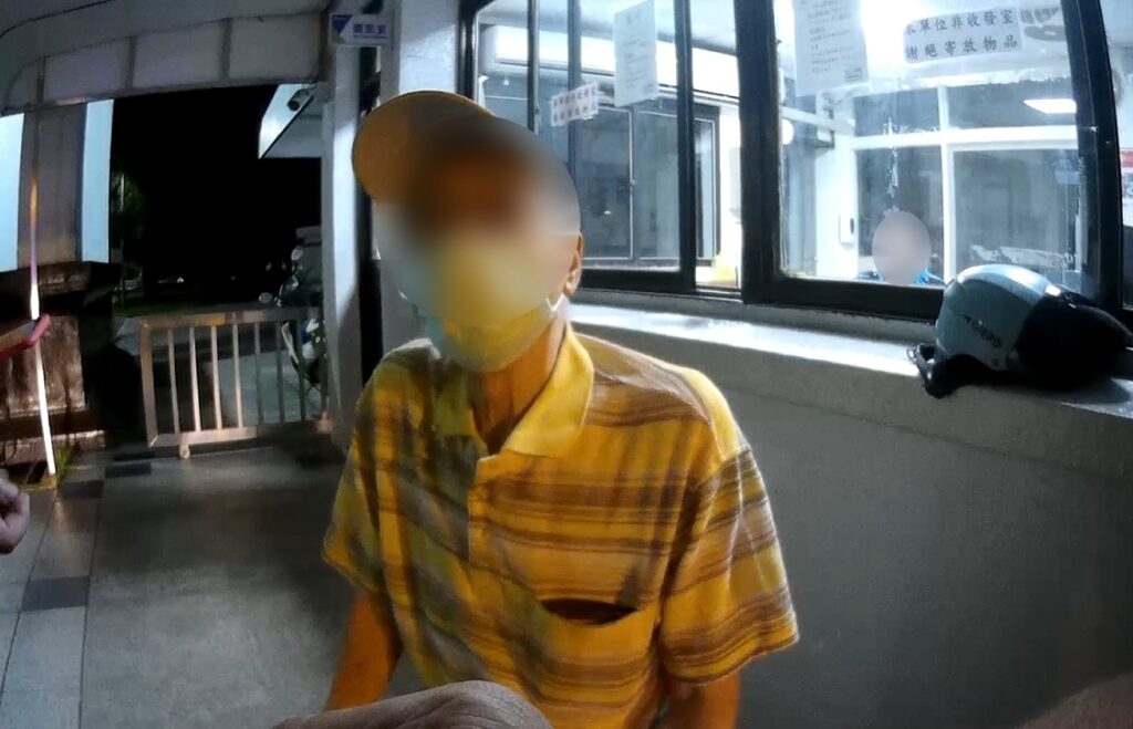 ▲圖說：翁凌晨4點機車迷途快車道，回到住家附近卻仍找不到回家路 （圖／台中市政府提供）
