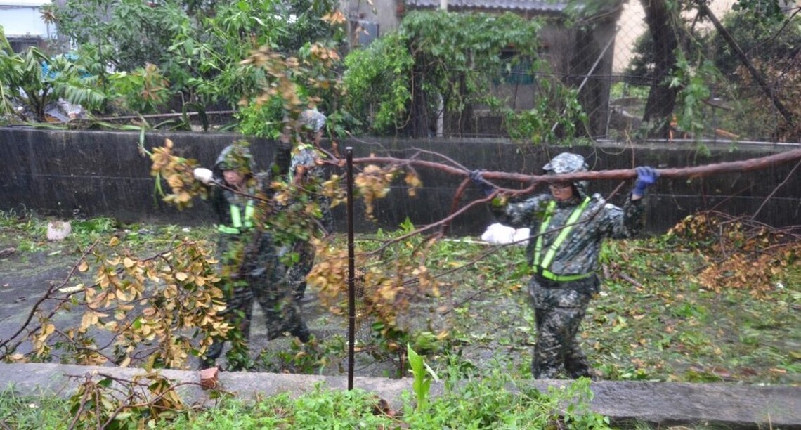 第四作戰區投入南部地區災後復原