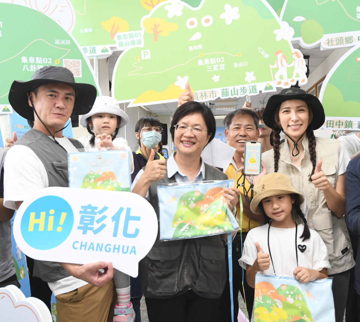 卦山大縱走彰化兜兜圈,縣長王惠美推薦8條路線品味彰化之美。圖/記者鄧富珍攝