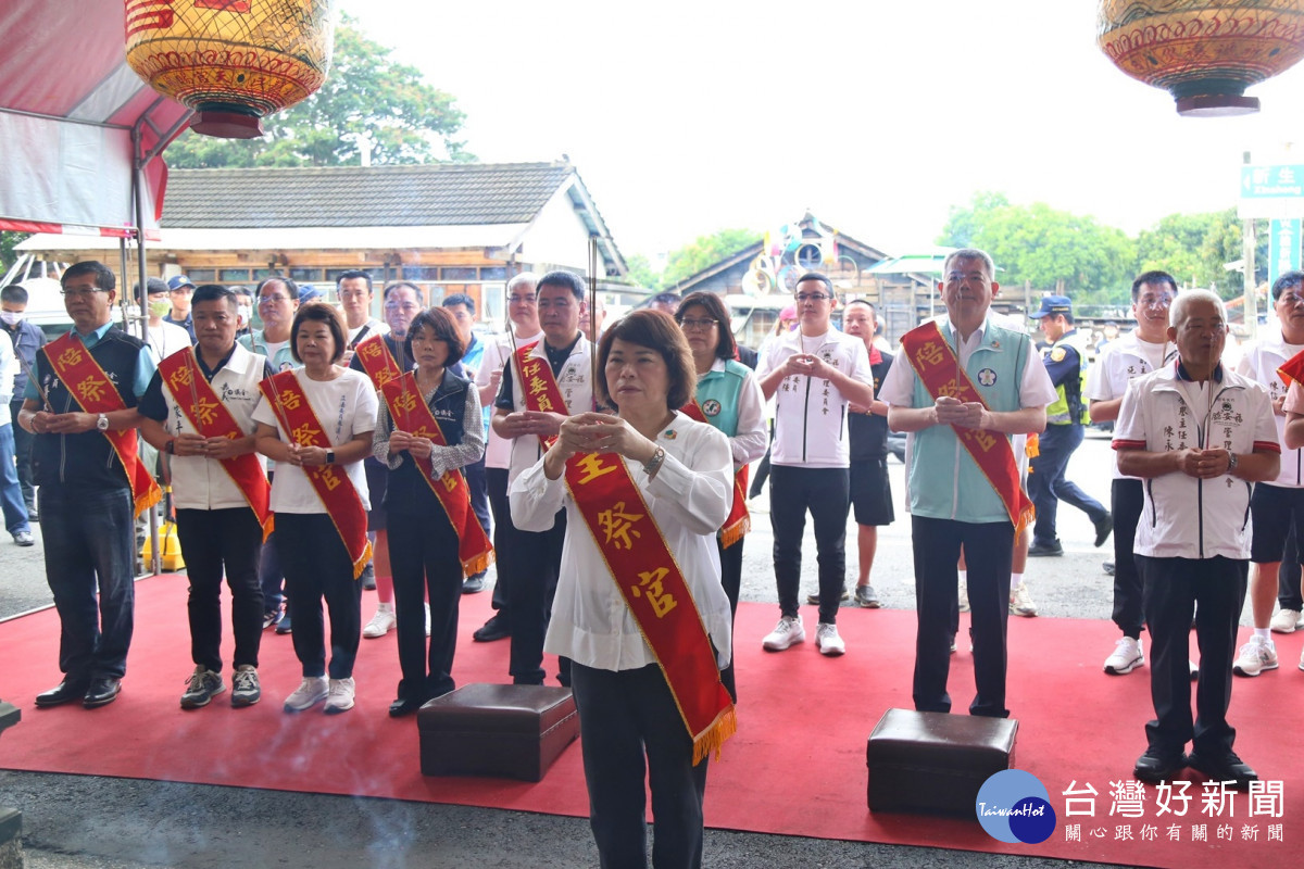 嘉義市代天巡府福安舘『福安王爺祭徒步心香路』活動今(7)日早上舉行啟香大典/陳致愷翻攝