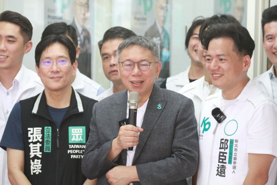 【有影】女學生質疑賴清德被肉搜 柯文哲直言賴扣分:考驗人民智商 208 民眾黨總統參選人柯文哲。(方炳超攝)