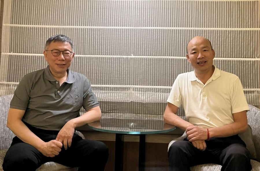 藍白合曙光?韓國瑜曝見柯文哲:整合是國家社會的期待 296 韓國瑜臉書貼出與柯文哲合影。(韓國瑜FB)