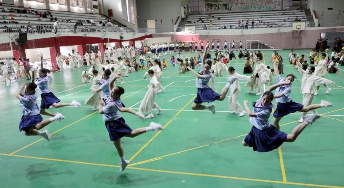 全國運動會開幕表演彩排過關