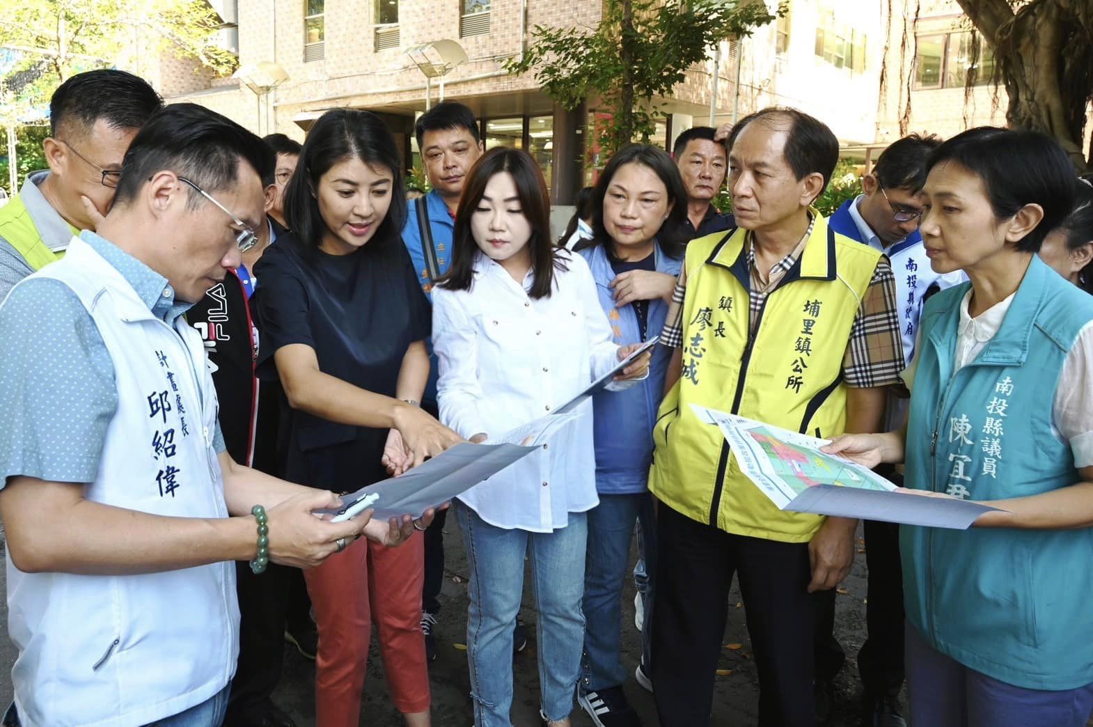 南投縣第一選區立委馬文君走訪地方建設行程。（記者范仕毅翻攝自馬文君臉書）