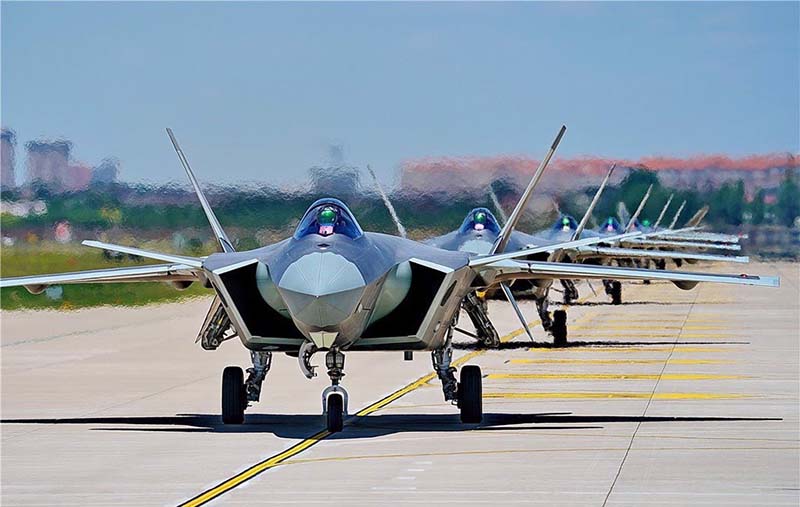 大陸殲-20戰鬥機預計每年可生產120架。圖／中國軍網