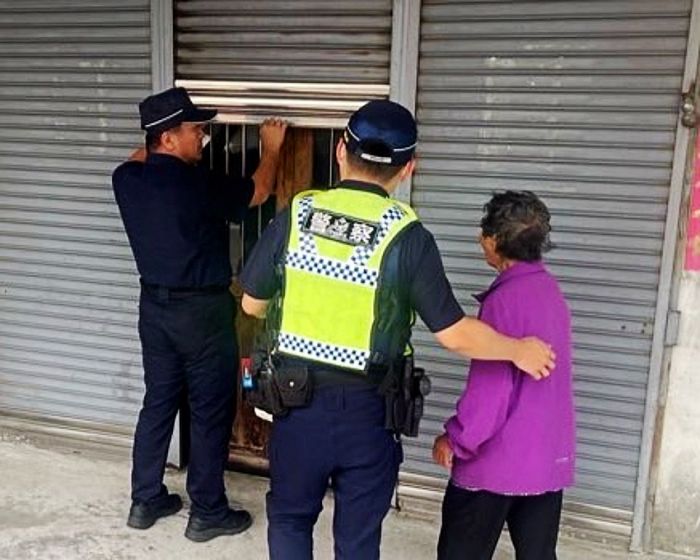 八旬婦購物迷途 西螺警確定身分送返家