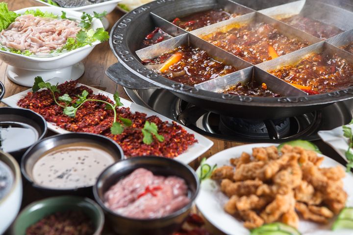 九宮格火鍋是重慶麻辣火鍋的辨識標誌。 圖:shutterstock/來源