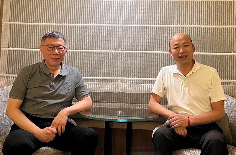 前高雄市長韓國瑜表示,如果帶著框架、職務或光環協調藍白合,大家就會認為「你是受命而來」。圖/引自韓國瑜臉書