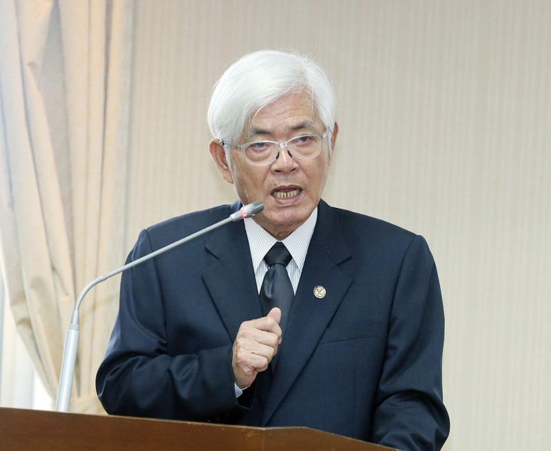 中選會主委李進勇。中央社