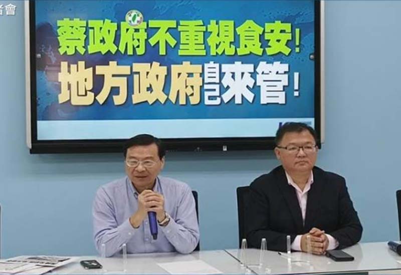國民黨立法院黨團總召曾銘宗表示,食安連環爆,行政院長陳建仁卻拖延召開食安會報,國民黨給予嚴厲譴責。圖/引自曾銘宗臉書