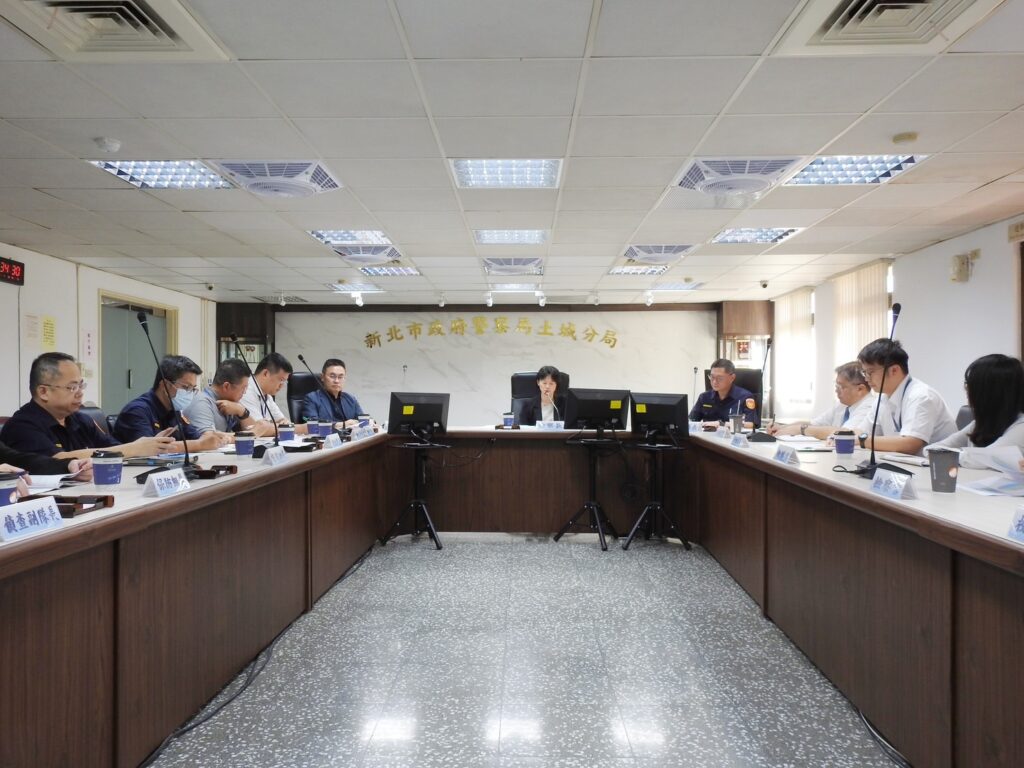 臺灣新北地方檢察署檢察長親臨視察 期勉土城警分局查賄制暴不停歇