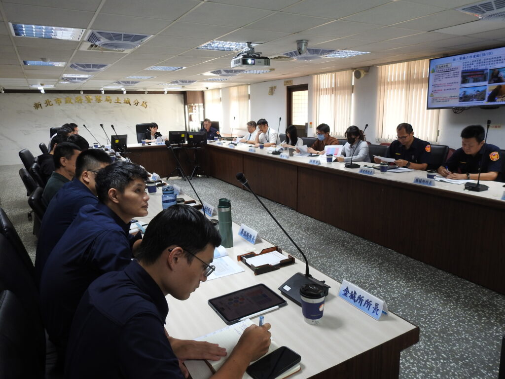 臺灣新北地方檢察署檢察長親臨視察 期勉土城警分局查賄制暴不停歇