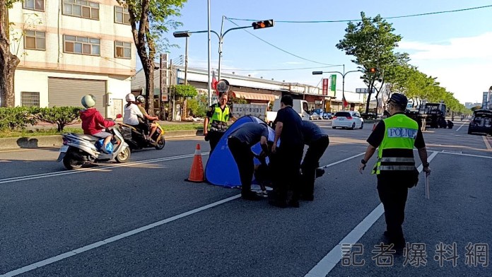 超車不慎擦撞腳踏車騎士 台中62歲伯摔車遭聯結車輾斃 70 台中,超車,摔車,聯結車,輾斃,潭子