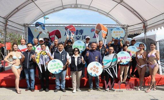 逾百位職人海上風箏衝浪！ 風轉大安海今明熱鬧登場