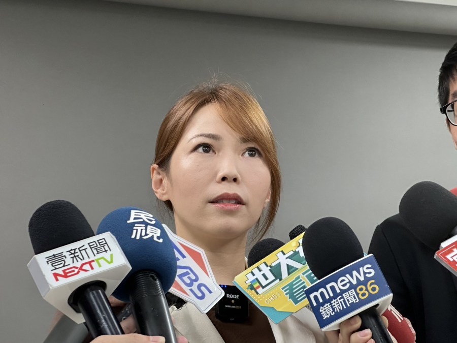 批金溥聰否定民調信度 陳智菡反問:對郭台銘公平嗎? 286 陳智菡。(方炳超攝)