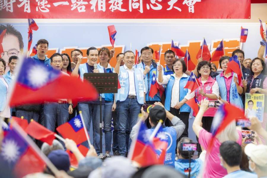 評侯友宜演講 馬英九大吃一驚:就像換了一個人 278 侯友宜15日出席賴士葆勞工後援會成立大會