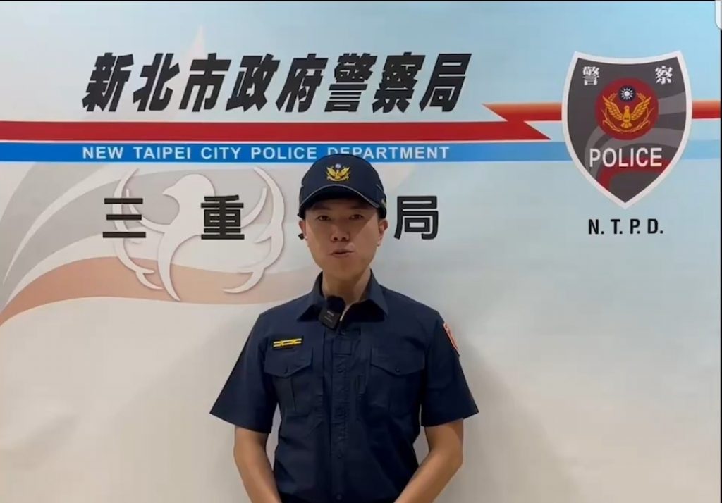 永福所所長汪佐凌說明案情。(記者宋紹誠翻攝)