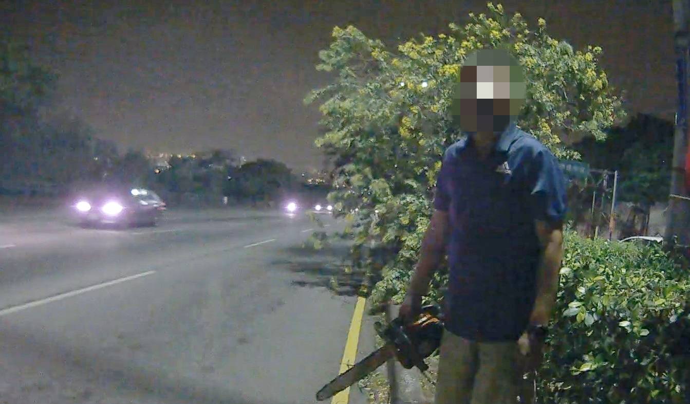 林世哲站長的無私奉獻，他的參與讓派出所同仁在執行任務時有了更強大的後盾。（圖/記者江雁武翻攝）