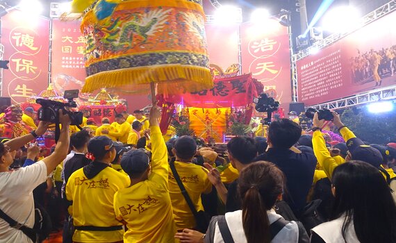 大庄媽7天6夜遶境祈福回鑾 信眾接駕為台中祈福