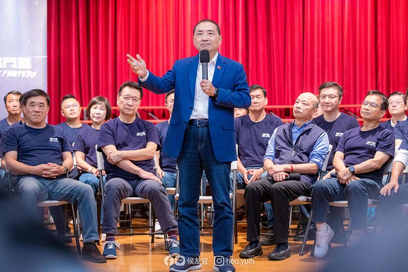國民黨總統參選人侯友宜說，團隊合作的時候，他多做一些、吃點虧沒什麼關係，只要事情能做得成最重要。圖／引自侯友宜臉書